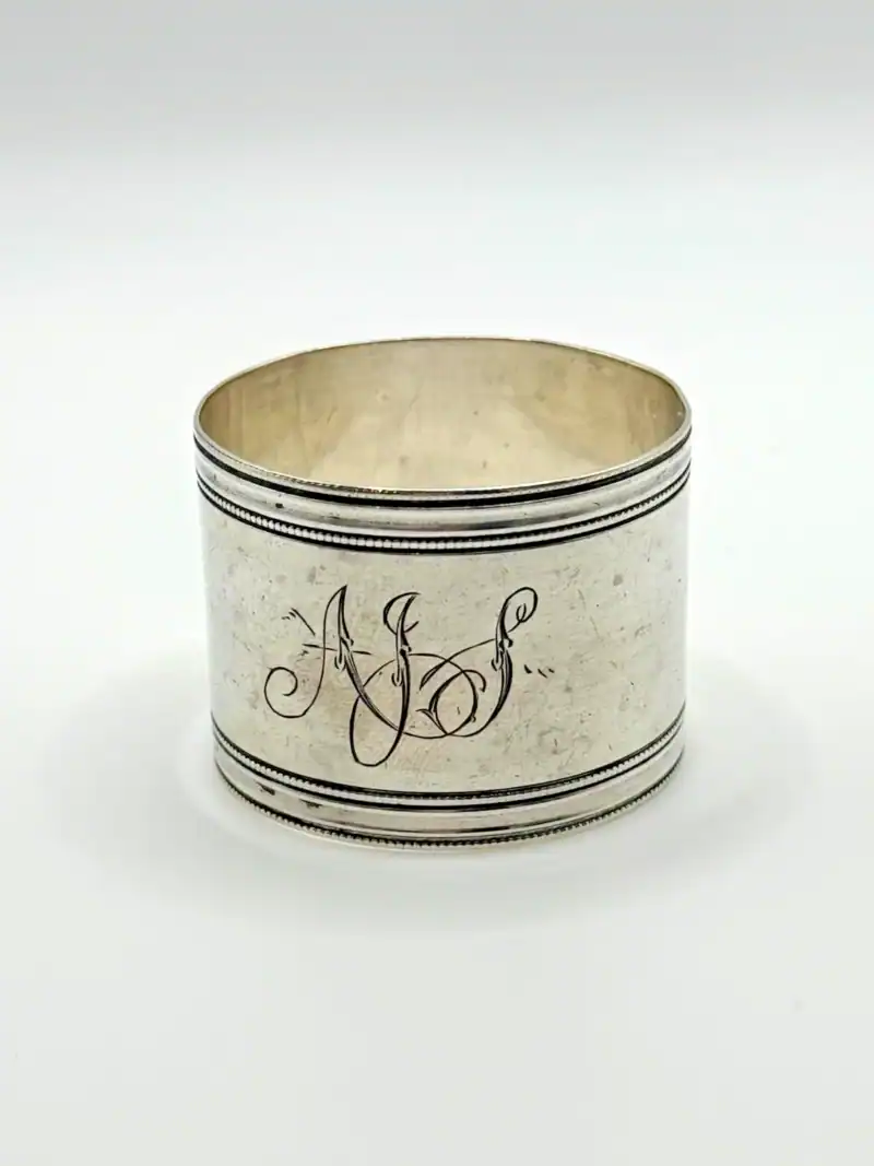 Antique Sterling Silver Napkin Ring Birmingham 1902
